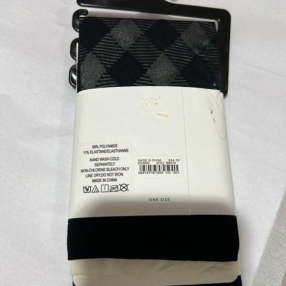 J. crew Sheer buffalo plaid socks three-pack NWT OSFA - Picture 5 of 5